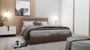 Sänky Sapnas.eu CHARLOTTE + SAPNAS 2 XL, 120x200cm, ruskea hinta ja tiedot | Sängyt | hobbyhall.fi