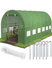 Taitettava puutarhafoliokasvihuone 3x6x2m hinta ja tiedot | Kasvihuoneet | hobbyhall.fi