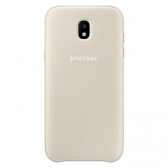 SAMSUNG DUAL LAYER COVER J3 (2017) GOLD hinta ja tiedot | Puhelimen kuoret ja kotelot | hobbyhall.fi