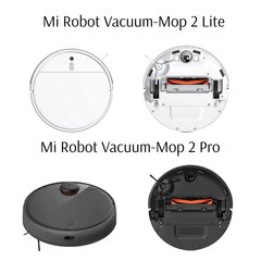 Sivuharjat Xiaomi Mi Robot Vacuum-Mop 2 Lite /Mop 2, 4 kpl, musta, (replacement) hinta ja tiedot | Pölynimureiden lisätarvikkeet | hobbyhall.fi