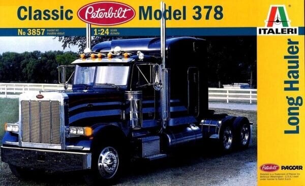 CLASSIC PETERBILT 378 LONG HAULER ITALERI 1:24 3857 hinta ja tiedot | Pienoismallit | hobbyhall.fi