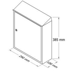 Postilaatikko PD 900 hinta ja tiedot | Postilaatikot ja talonumerot | hobbyhall.fi