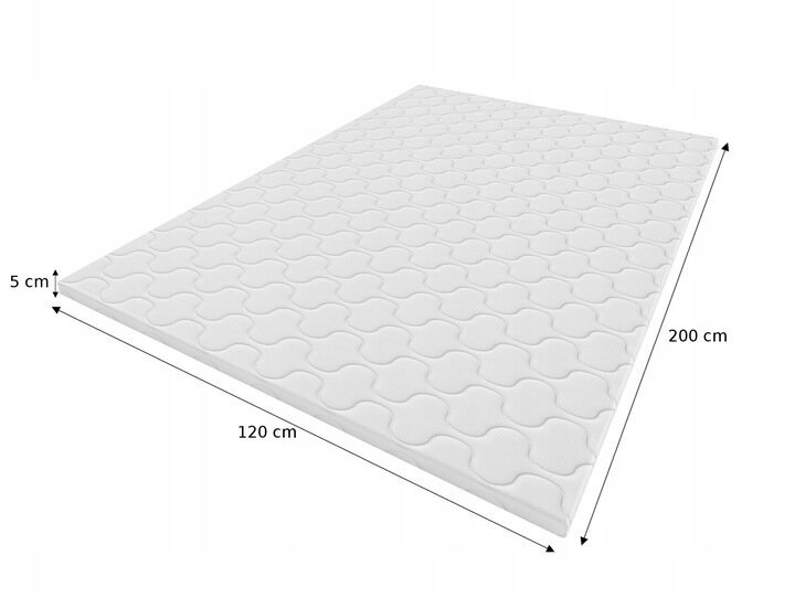 Fluxar sijauspatja 120 x 200 x 5cm H006 hinta ja tiedot | Sijauspatjat | hobbyhall.fi