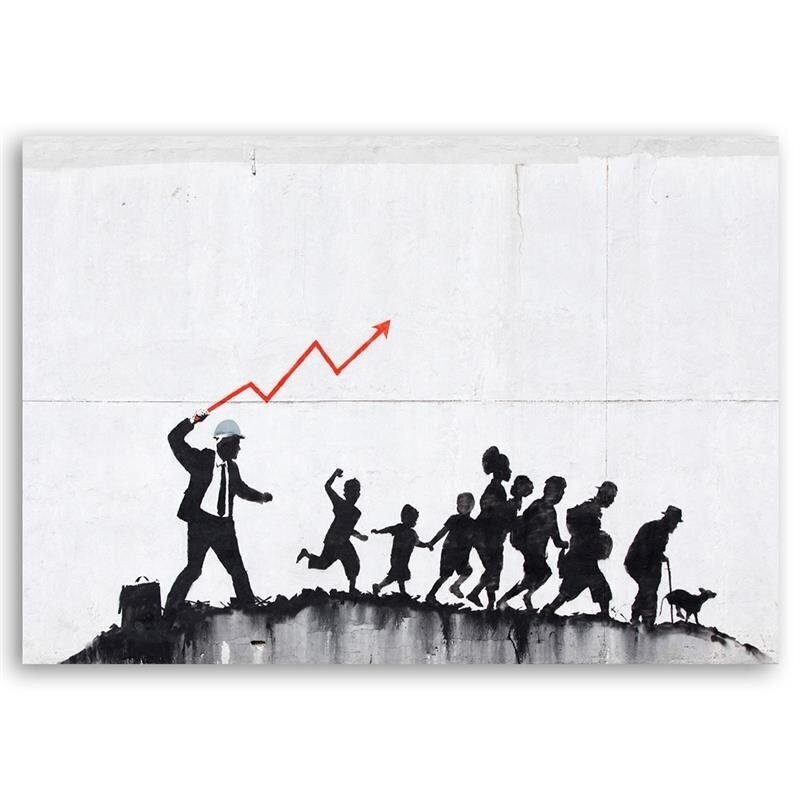 Taulu, Banksyn talouspolitiikka hinta ja tiedot | Taulut | hobbyhall.fi
