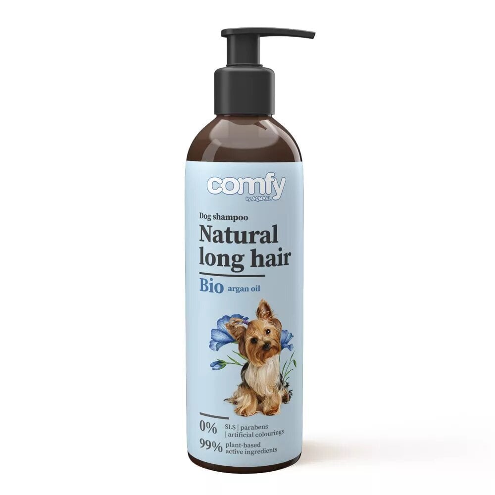 Miellyttävä shampoo pitkäkarvaisille koirille Natural Long Hair, 0,25 ml hinta ja tiedot | Shampoot ja hoitoaineet lemmikeille | hobbyhall.fi