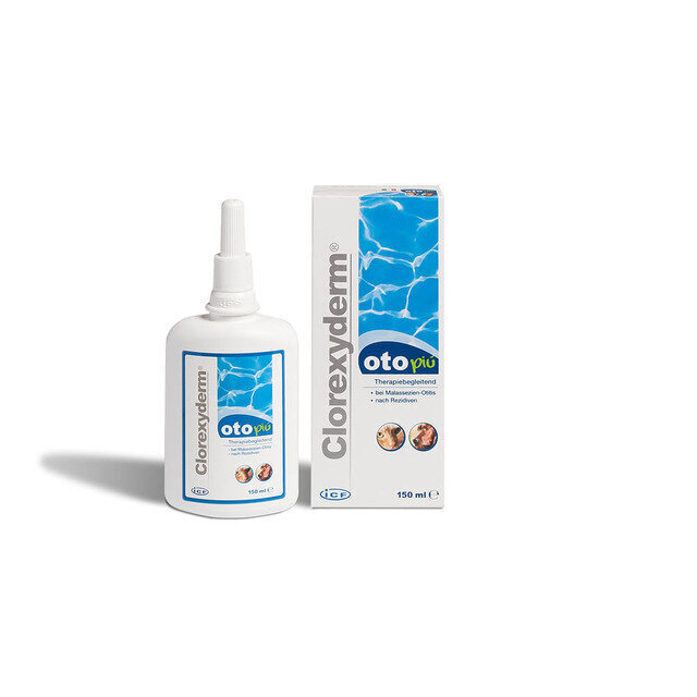 Korvanpuhdistusaine Oto Chlorexyderm, 150 ml hinta ja tiedot | Eläinten hoitotuotteet | hobbyhall.fi