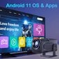 Magcubic 4K Android 11 Native 1080P 390ANSI Dual Wifi6 BT5.0 hinta ja tiedot | Projektorit | hobbyhall.fi