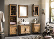 Kylpyhuonekaappi SIT-Möbel Sidney, ruskea hinta ja tiedot | Kylpyhuonekaapit | hobbyhall.fi