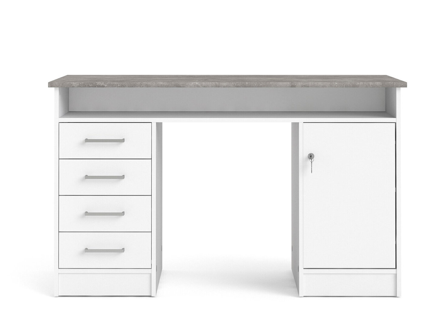 Kirjoituspöytä Tvilum Function Plus, valkoinen/harmaa hinta ja tiedot | Tietokonepöydät ja työpöydät | hobbyhall.fi
