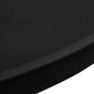 vidaXL Seisovan pöydän päällyste Ø70 cm musta venyvä 4 kpl hinta ja tiedot | Pöytäliinat, tabletit ja lautasliinat | hobbyhall.fi