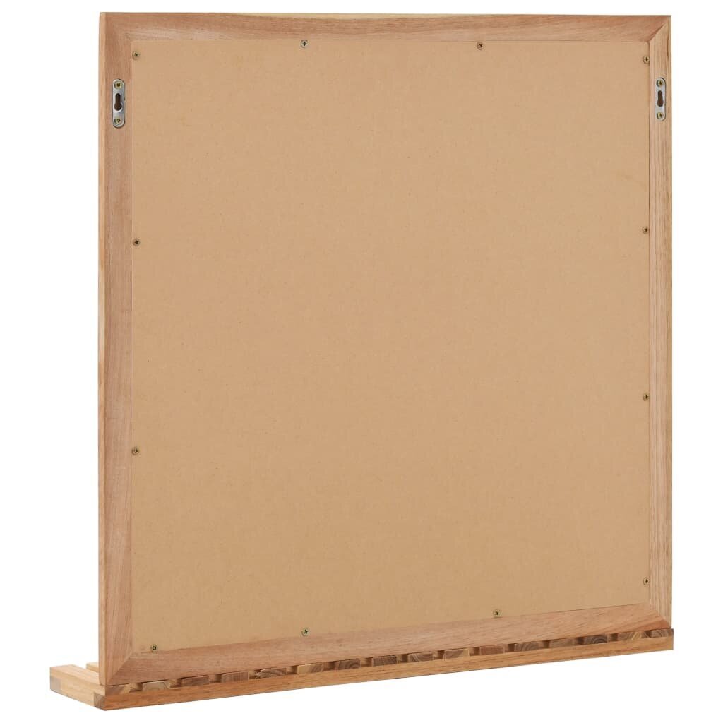 vidaXL Kylpyhuoneen peili pähkinäpuu 60x12x62 cm hinta ja tiedot | Peilit | hobbyhall.fi