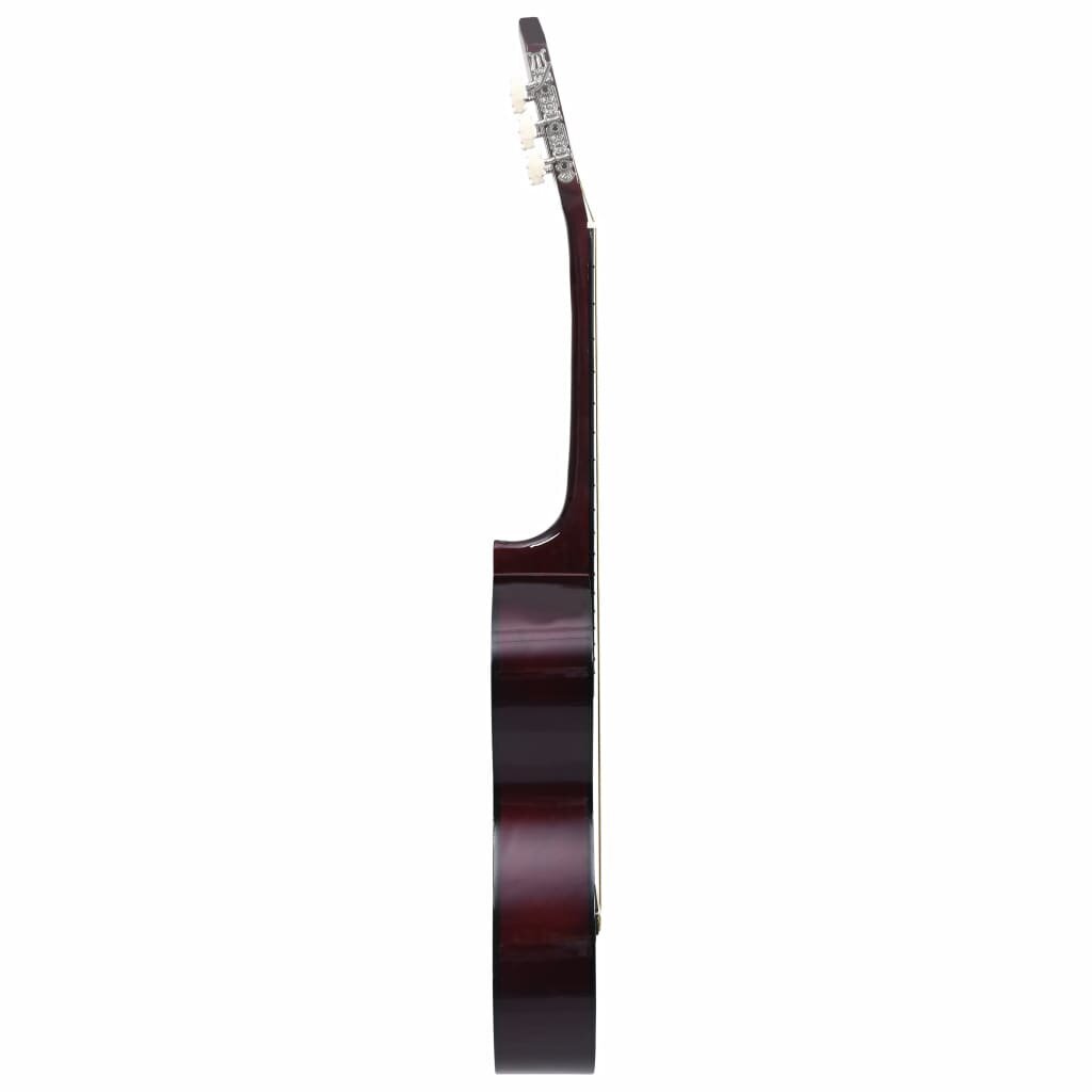 vidaXL 12-osainen klassinen kitara aloittelijan sarja 4/4 39" hinta ja tiedot | Kitarat | hobbyhall.fi