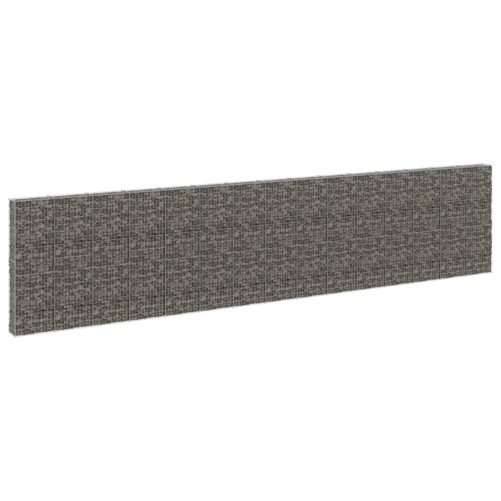 vidaXL Gabion-kivikori kansilla galvanoitu teräs 900x30x200 cm hinta ja tiedot | Aidat ja tarvikkeet | hobbyhall.fi