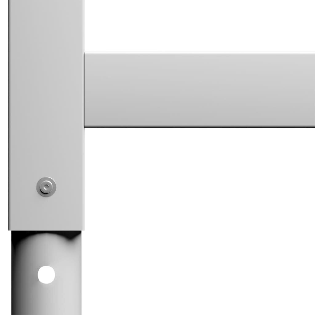 vidaXL Säädettävät työpöydän rungot 2kpl metalli 55x(69-95,5) cm harmaa hinta ja tiedot | Pöytälevyt | hobbyhall.fi