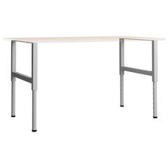 vidaXL Säädettävät työpöydän rungot 2kpl metalli 85x(69-95,5) cm harmaa hinta ja tiedot | Pöytälevyt | hobbyhall.fi