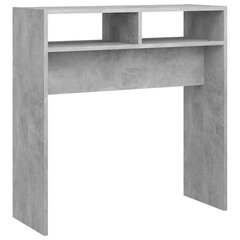 vidaXL Konsolipöytä betoninharmaa 78x30x80 cm lastulevy hinta ja tiedot | Sivupöydät | hobbyhall.fi