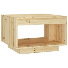 vidaXL Sohvapöytä 50x50x33,5 cm täysi kuusi hinta ja tiedot | Sohvapöydät | hobbyhall.fi