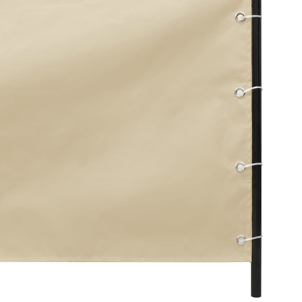 vidaXL Parvekkeen suoja beige 140x240 cm Oxford kangas hinta ja tiedot | Aurinkovarjot ja markiisit | hobbyhall.fi