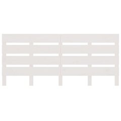vidaXL Sängynpääty valkoinen 120x3x80 cm täysi mänty hinta ja tiedot | Sängyt | hobbyhall.fi