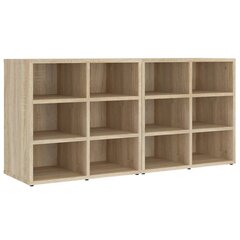 vidaXL Kenkäkaapit 2 kpl Sonoma-tammi 52,5x30x50 cm hinta ja tiedot | Olohuoneen kaapit ja lipastot | hobbyhall.fi