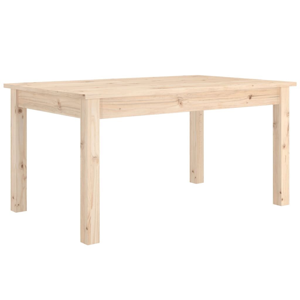 vidaXL Sohvapöytä 80x50x40 cm täysi mänty hinta ja tiedot | Sohvapöydät | hobbyhall.fi