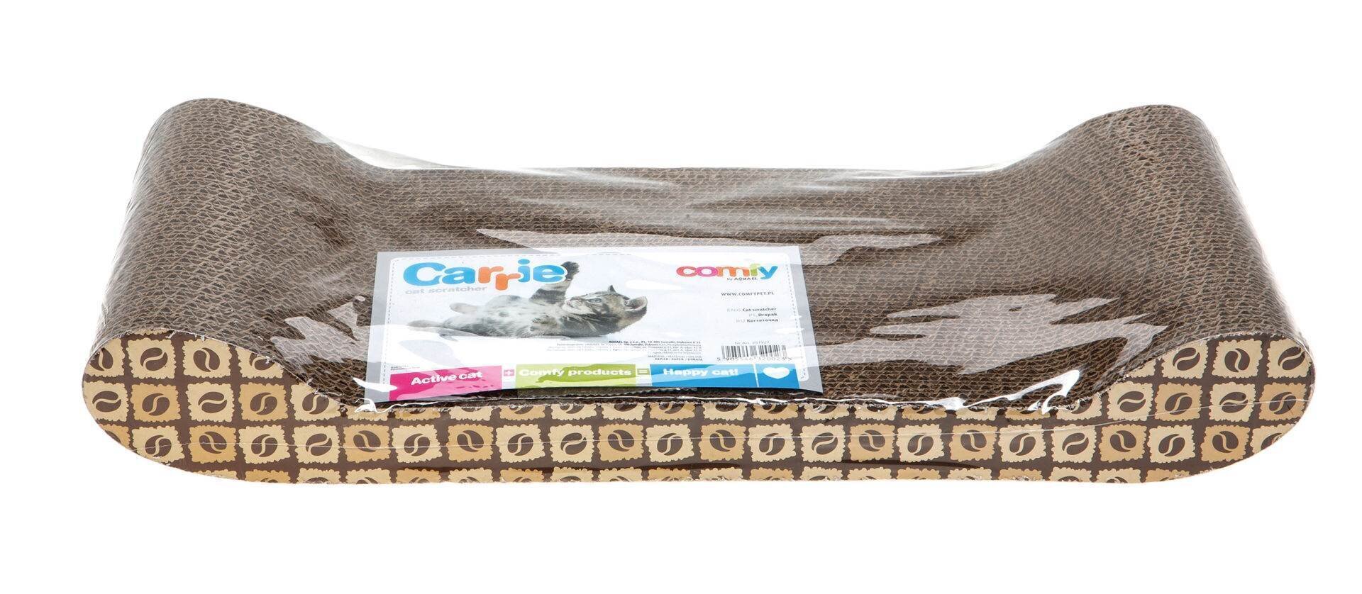 Raapimispylväs kissoille Comfy CARRIE, 48,5x18,5x7,5 cm, 48,5x18,5x7,5 cm. hinta ja tiedot | Raapimispuut ja kiipeilypuut | hobbyhall.fi