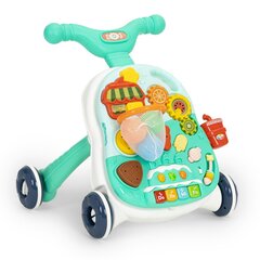 Vuorovaikutteiset lastenrattaat, 2in1, kävelytuoli ja oppimispöytä äänillä, minttuinen hinta ja tiedot | Vauvan lelut | hobbyhall.fi