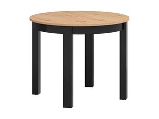 Ruokapöytä BRW Bernardin, ruskea/musta hinta ja tiedot | Ruokapöydät | hobbyhall.fi