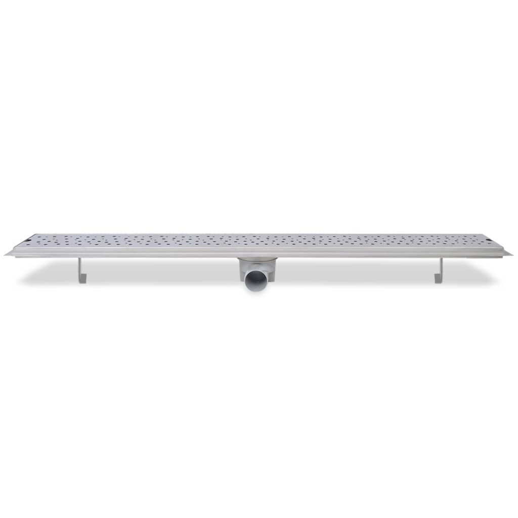 vidaXL Lineaarinen suihkukaivo Kupla 1030x140 mm Ruostumaton teräs hinta ja tiedot | Lattiakaivot | hobbyhall.fi