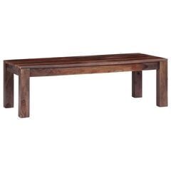 vidaXL Sohvapöytä harmaa 110x50x35 cm täysi seesampuu hinta ja tiedot | Sohvapöydät | hobbyhall.fi