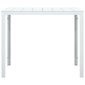 vidaXL Sohvapöytä valkoinen 78x78x74 cm HDPE puutyyli hinta ja tiedot | Sohvapöydät | hobbyhall.fi