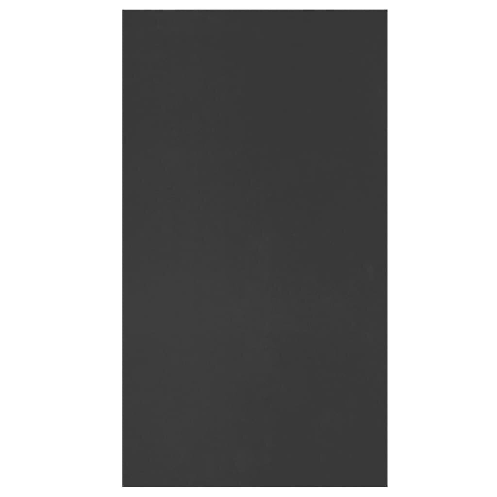 vidaXL Kirjahylly/senkki musta 50x25x80 cm lastulevy hinta ja tiedot | Hyllyt | hobbyhall.fi
