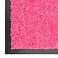 vidaXL Ovimatto pestävä pinkki 40x60 cm hinta ja tiedot | Ovimatot | hobbyhall.fi