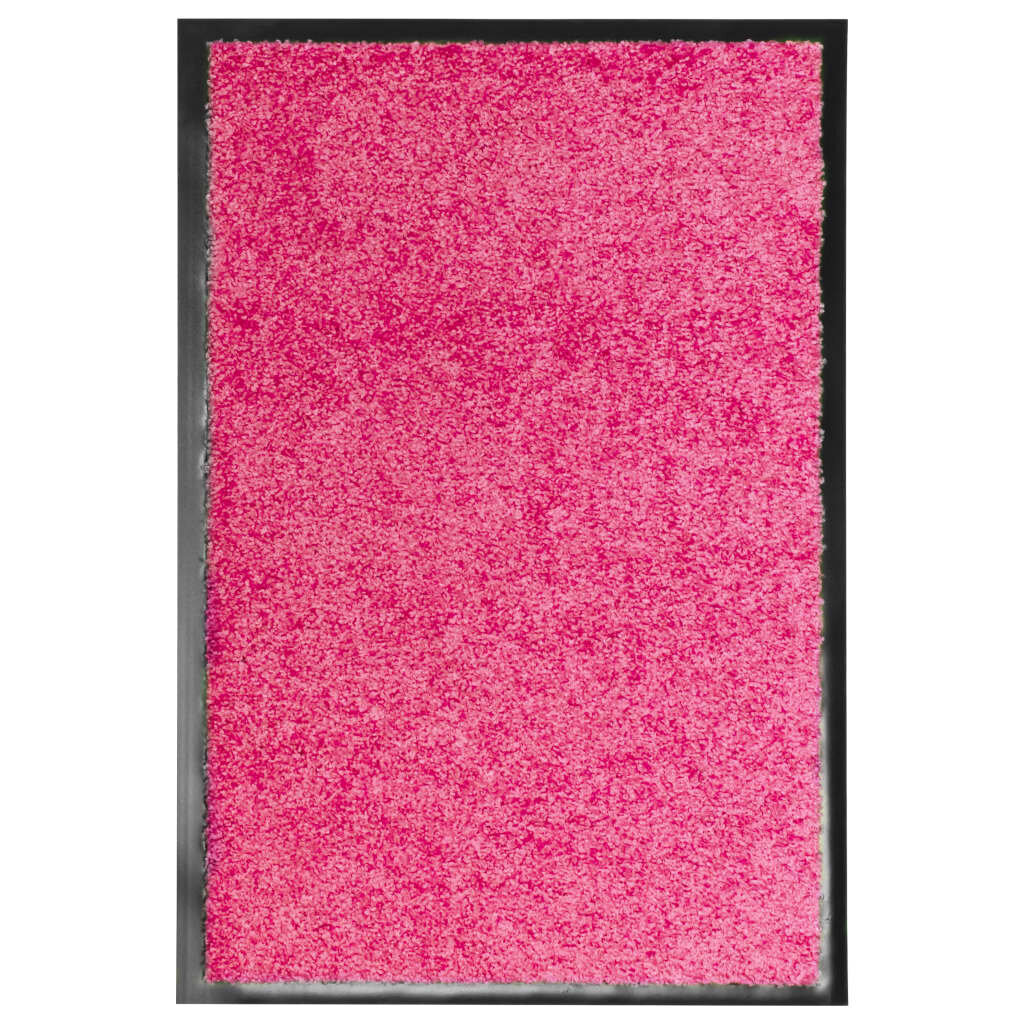 vidaXL Ovimatto pestävä pinkki 40x60 cm hinta ja tiedot | Ovimatot | hobbyhall.fi