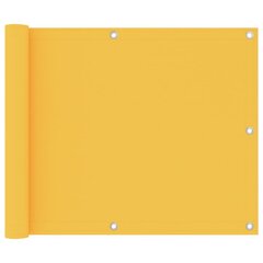 vidaXL Parvekkeen suoja keltainen 75x300 cm Oxford kangas hinta ja tiedot | Aurinkovarjot ja markiisit | hobbyhall.fi
