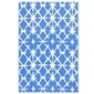 vidaXL Ulkomatto sinivalkoinen 160x230 cm PP hinta ja tiedot | Isot matot | hobbyhall.fi