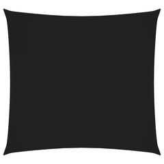vidaXL Aurinkopurje Oxford-kangas neliö 7x7 m musta hinta ja tiedot | Aurinkovarjot ja markiisit | hobbyhall.fi