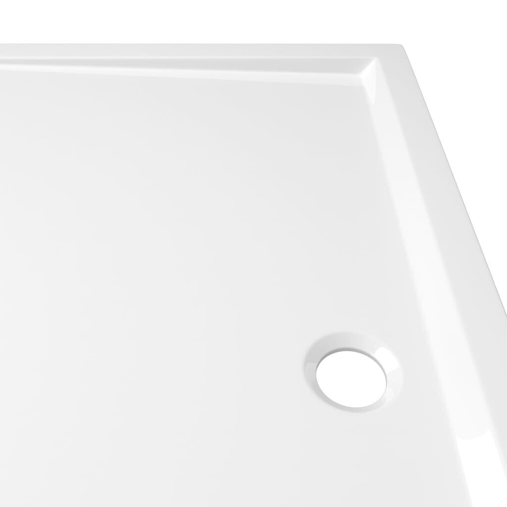vidaXL Suihkualusta suorakaide ABS valkoinen 80x120 cm hinta ja tiedot | Suihkualtaat | hobbyhall.fi
