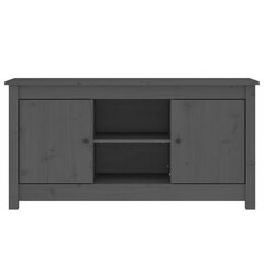 vidaXL TV-taso harmaa 103x36,5x52 cm täysi mänty hinta ja tiedot | TV-tasot | hobbyhall.fi