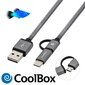 CoolBox USB-C/MicroUSB hinta ja tiedot | Kaapelit ja adapterit | hobbyhall.fi