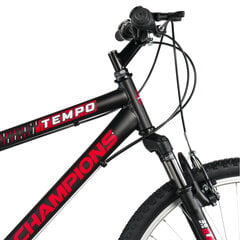 Maastopyörä Champions 26 Tempo (TMP.2601) musta/punainen (16) hinta ja tiedot | Polkupyörät | hobbyhall.fi