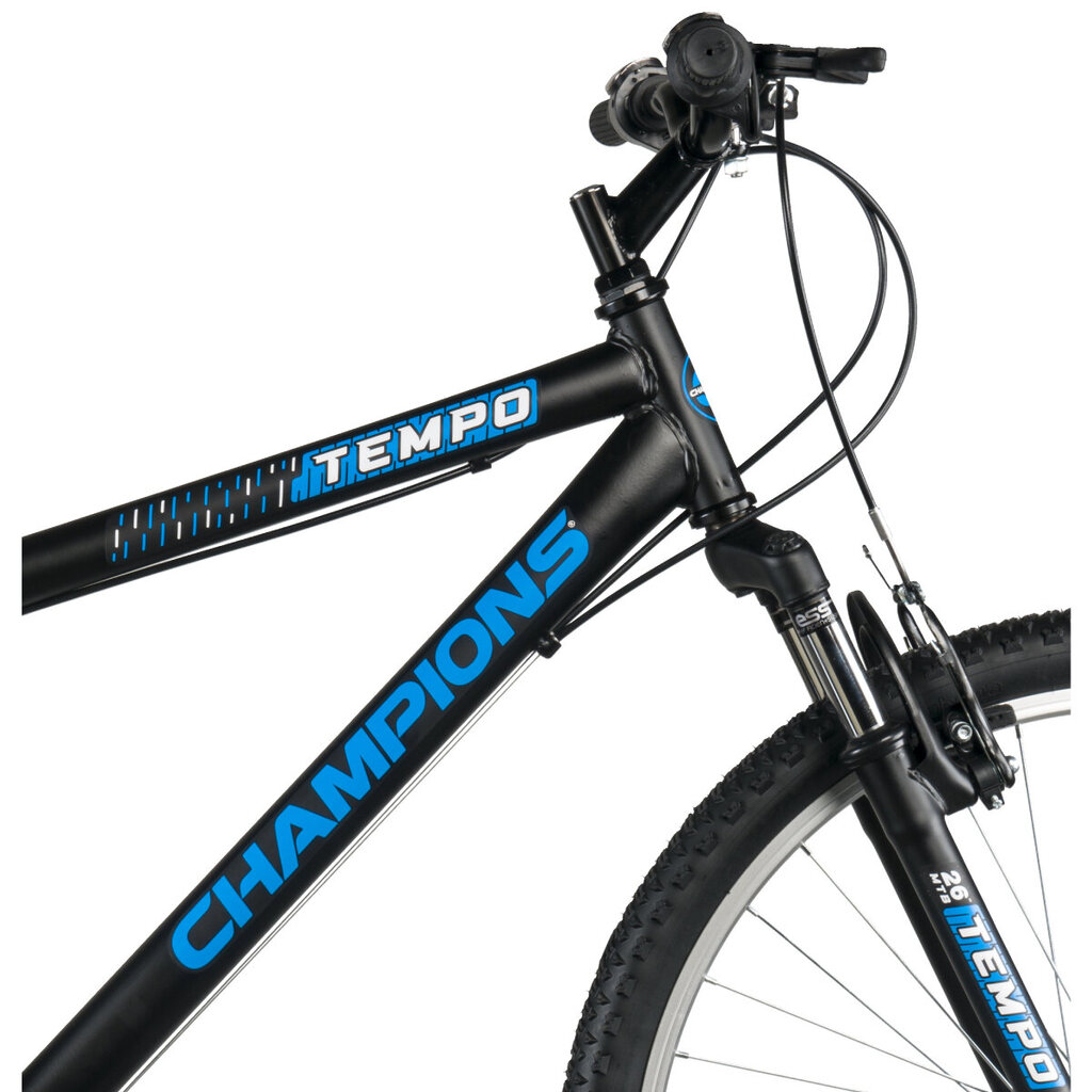 Maastopyörä Champions 26 Tempo (TMP.2606) musta/sininen (16) hinta ja tiedot | Polkupyörät | hobbyhall.fi