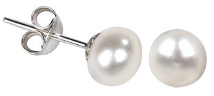 JwL Luxury Pearls Korvakorut aidoista valkoisista helmistä sJL0026 hinta ja tiedot | Korvakorut | hobbyhall.fi