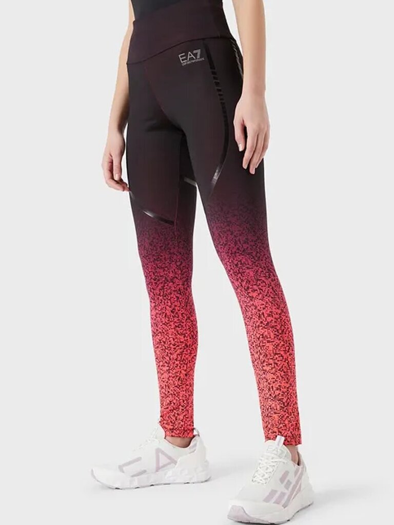 Leggingsit EA7 Dynamic Athlete Fancy, musta 280545137 hinta ja tiedot | Naisten urheiluvaatteet | hobbyhall.fi