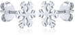 Silvego Hopeiset korvakorut Snowflakes ZTJE52502 sSL3308 hinta ja tiedot | Korvakorut | hobbyhall.fi