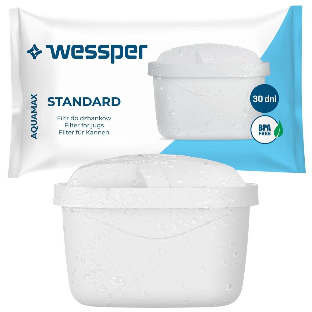 Wessper Aquamax Standard, 1 kpl hinta ja tiedot | Veden suodatinkannut ja suodattimet | hobbyhall.fi