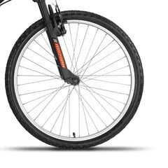 Lasten pyörä Champions 24 Arizona (ARI.2403) musta/oranssi hinta ja tiedot | Polkupyörät | hobbyhall.fi
