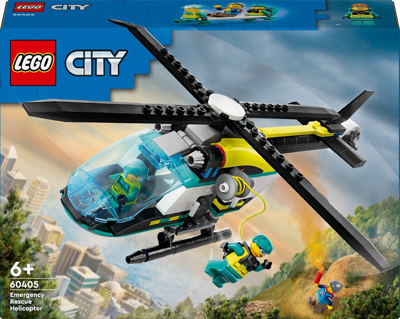 60405 LEGO® City Pelastushelikopteri hinta ja tiedot | LEGOT ja rakennuslelut | hobbyhall.fi