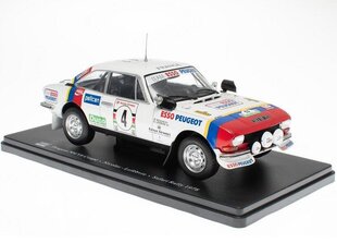 Peugeot 504 V6 Coupé Safari Rallye 1978 Nicolas - Lefèbvre WRC052 HACHETTE 1:25 hinta ja tiedot | Pienoismallit | hobbyhall.fi