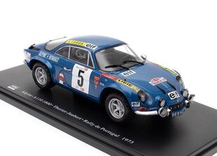 Alpine A110 Rallye 1800 Portugal 1973 Therier-Jaubert WRC506 HACHETTE 1:25 hinta ja tiedot | Pienoismallit | hobbyhall.fi